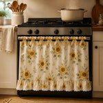 Floral Print Oven Skirt
