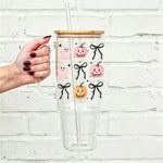Spooky Season Glass Tumbler