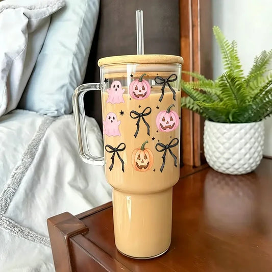 Spooky Season Glass Tumbler