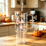 Spooky Season Glass Tumbler