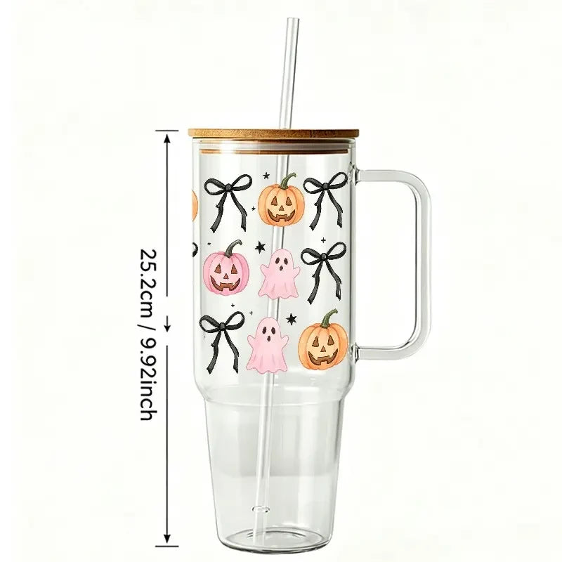 Spooky Season Glass Tumbler