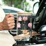 Spooky Season Glass Tumbler