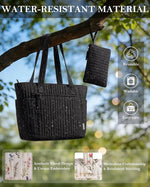 Bagstellar Quilted Cotton Laptop Tote