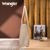 Wrangler Aztec Leather Tote Bag