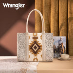Wrangler Aztec Leather Tote Bag