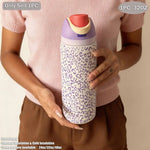 Leopard Print Insulated Water Bottle