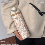 Leopard Print Insulated Water Bottle