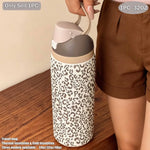 Leopard Print Insulated Water Bottle