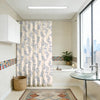 Floral Plant Shower Curtain with Tassels