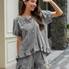 Gingham Cotton Pajama Set