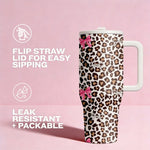 Coquette Leopard Bow Tumbler