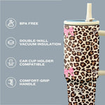 Coquette Leopard Bow Tumbler