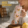 Floral Chicken Insulated Tumbler