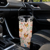 Floral Chicken Insulated Tumbler