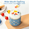 Wide Mouth Glass Mason Jar Set