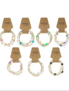 Colorful Beaded Cross Bracelet Set