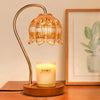 Vintage Glass Jar Candle Warmer Lamp