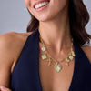 Gold Plated Chunky Charm Necklace