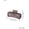 Western Cowgirl Leather Hair Clip