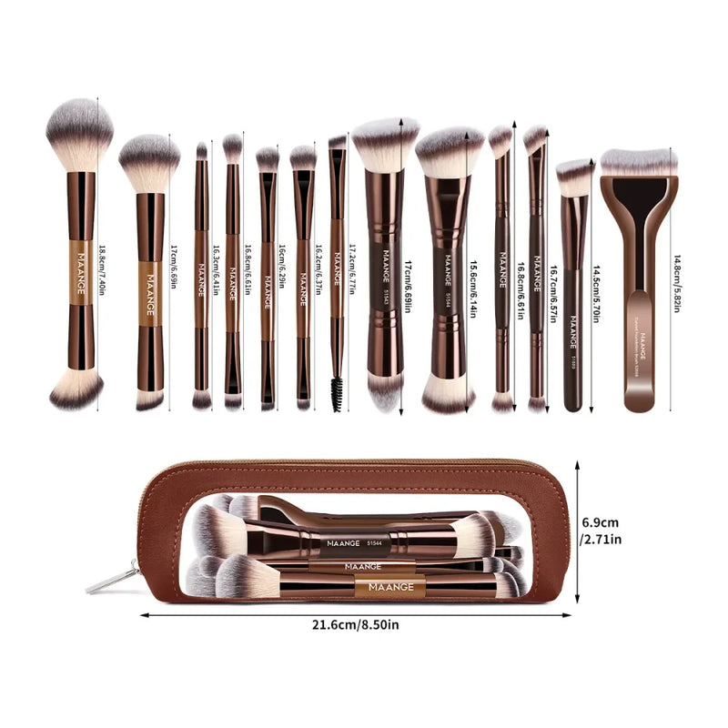 MAANGE Makeup Brush Set with Bag