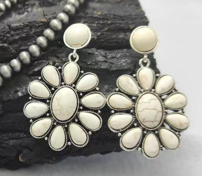 White Sands Western Statement Earrings