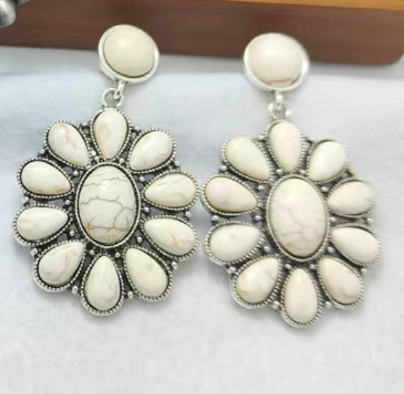 White Sands Western Statement Earrings