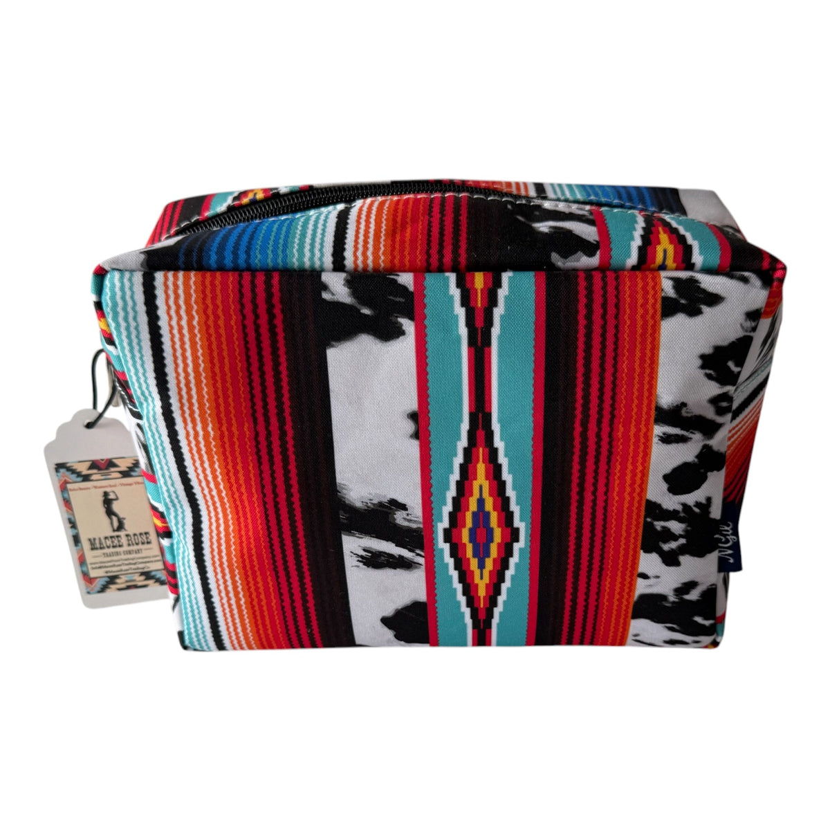 Western Boho Makeup Bag | Travel Cosmetic Organizer
