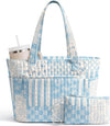 Bagstellar Quilted Cotton Laptop Tote