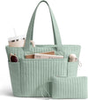 Bagstellar Quilted Cotton Laptop Tote