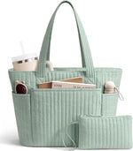 Bagstellar Quilted Cotton Laptop Tote