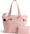 Bagstellar Quilted Cotton Laptop Tote