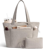 Bagstellar Quilted Cotton Laptop Tote