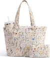 Bagstellar Quilted Cotton Laptop Tote