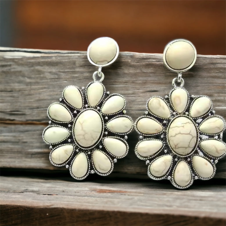 White Sands Western Statement Earrings